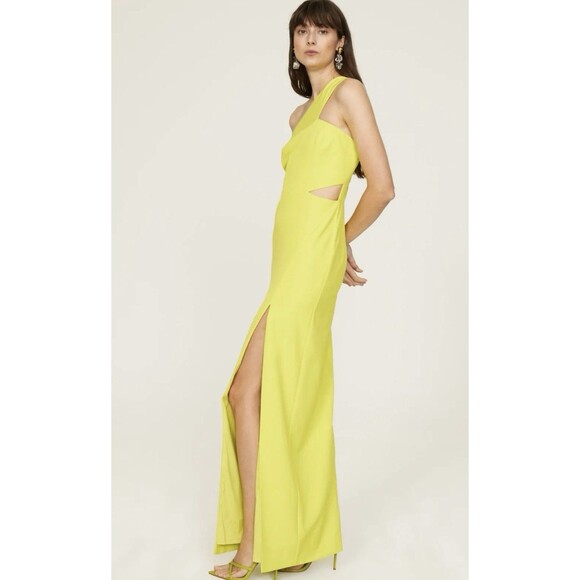 Aidan Mattox Aidan Mattox MN1E203657 - Asymmetric High Slit Evening Gown Size 6 - Picture 8 of 13